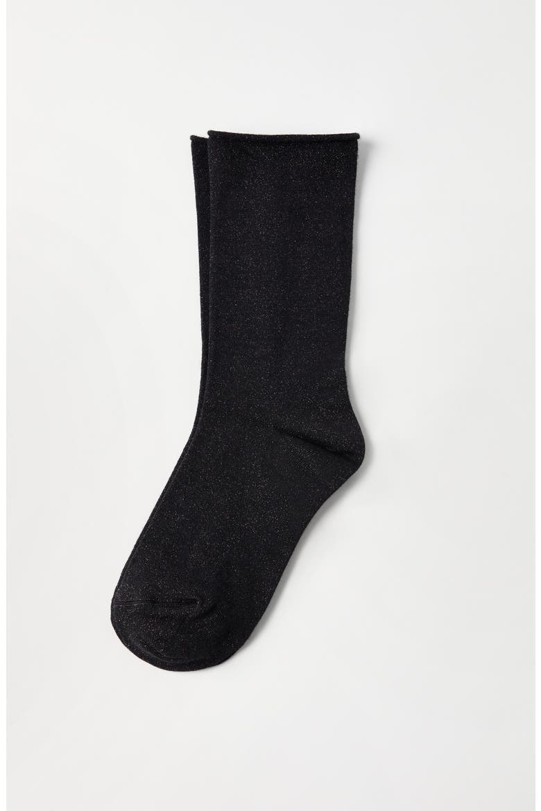 Cashmere knit socks, Alternate, color, Charcoal