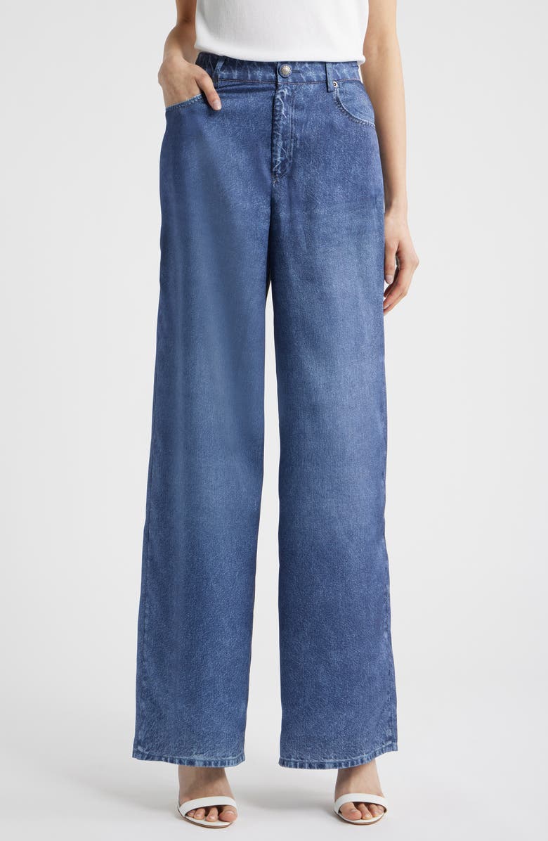 KOBI HALPERIN Sage Wide Leg Jeans, Main, color, Dark Indigo