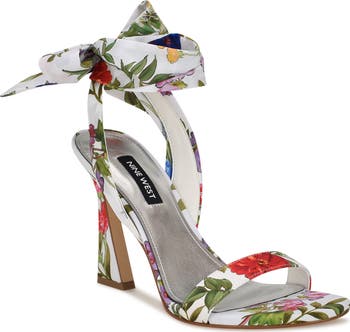【美脚効果☆】Nine West Kelsie Ankle Wrap サンダル Kelsie Ankle Wrap Heeled Sandals – Nine West