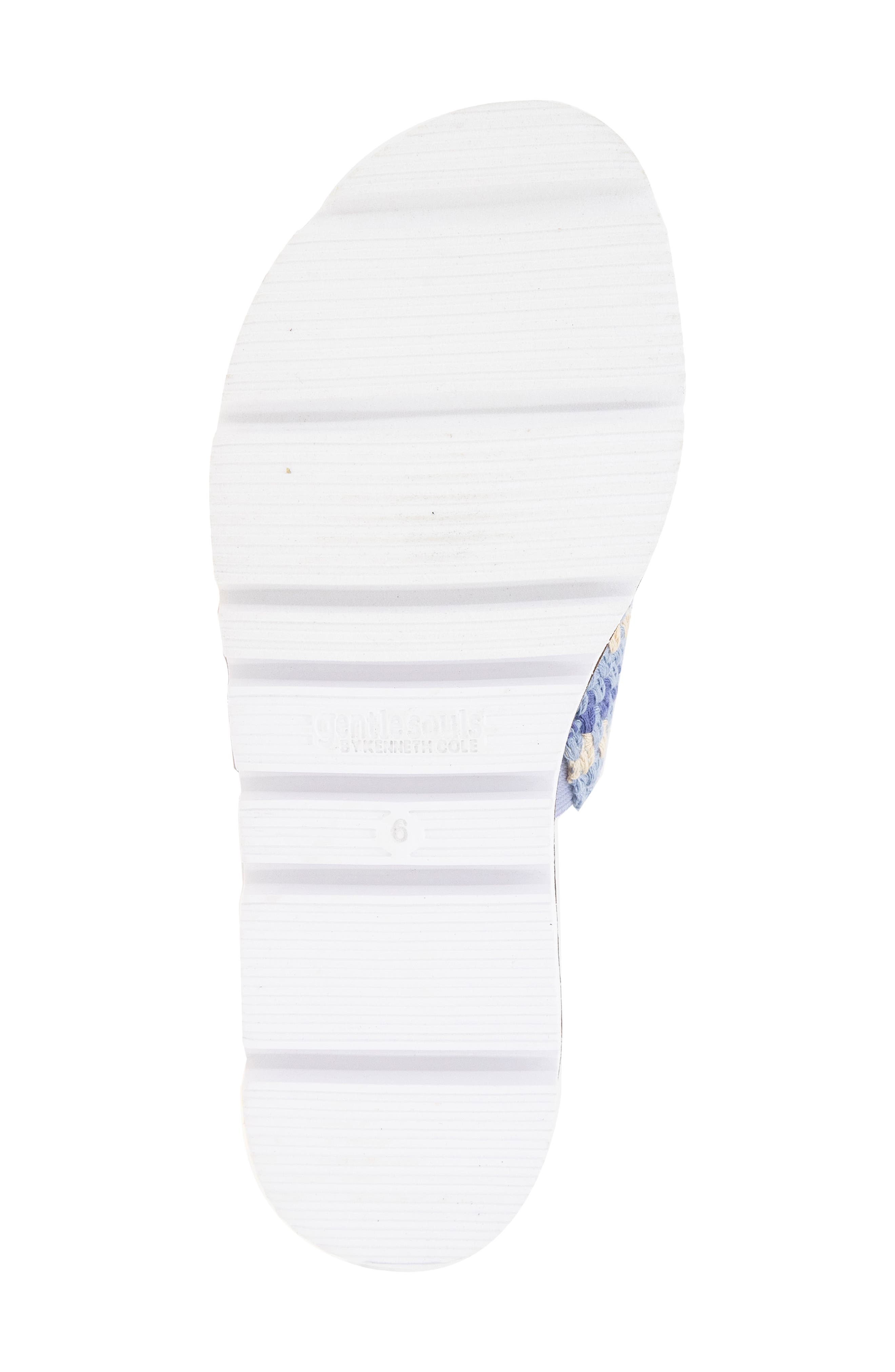 Lavern Platform Slide Sandal, Alternate, color, BLUE MULTI FABRIC