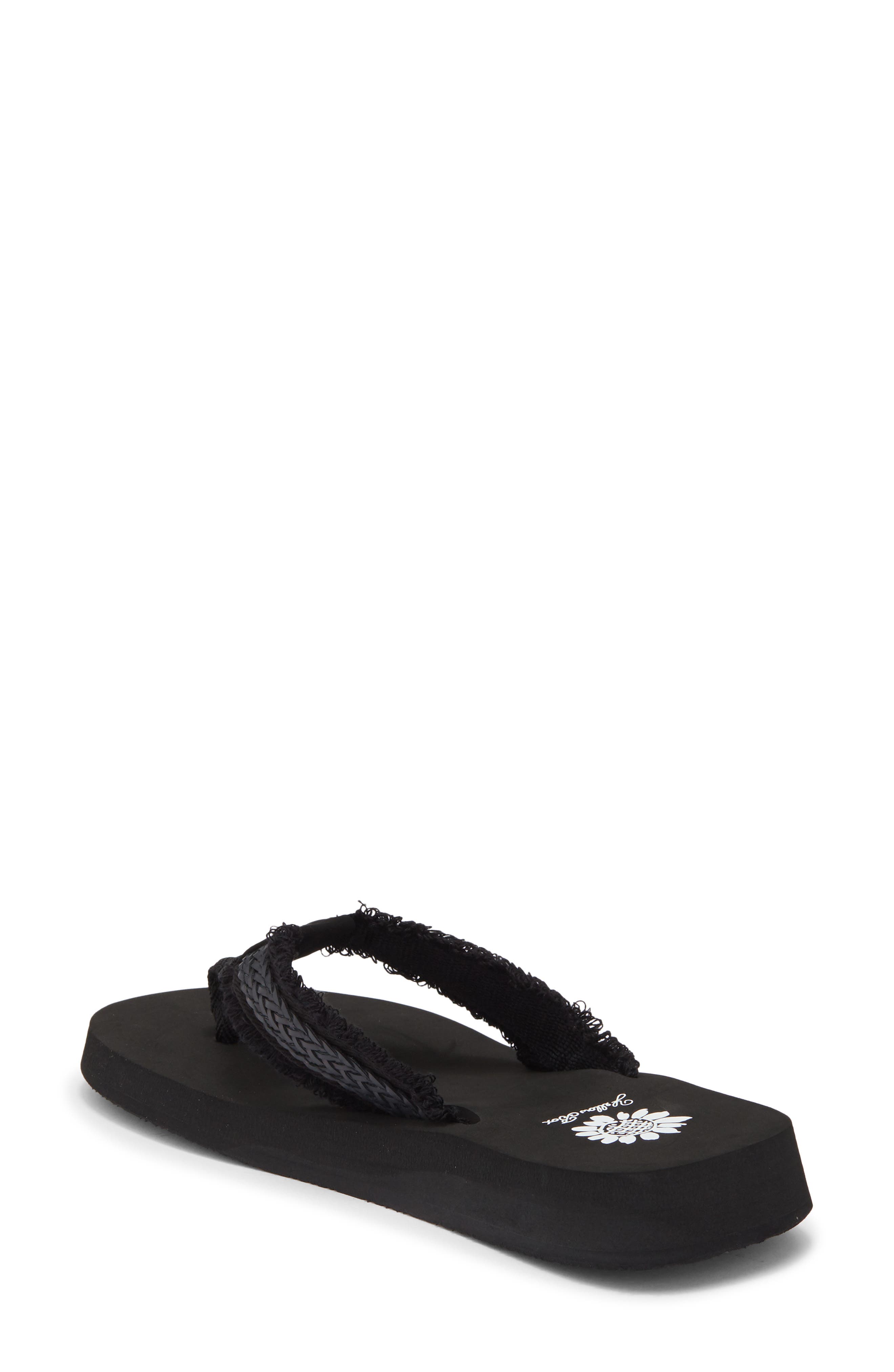 Yellow Box Premium Fianni Flip Flop Sandal, Alternate, color, Black