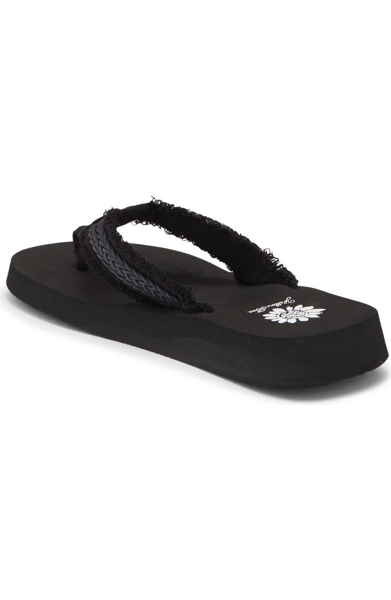 Yellow Box Premium Fianni Flip Flop Sandal, Alternate, color, Black