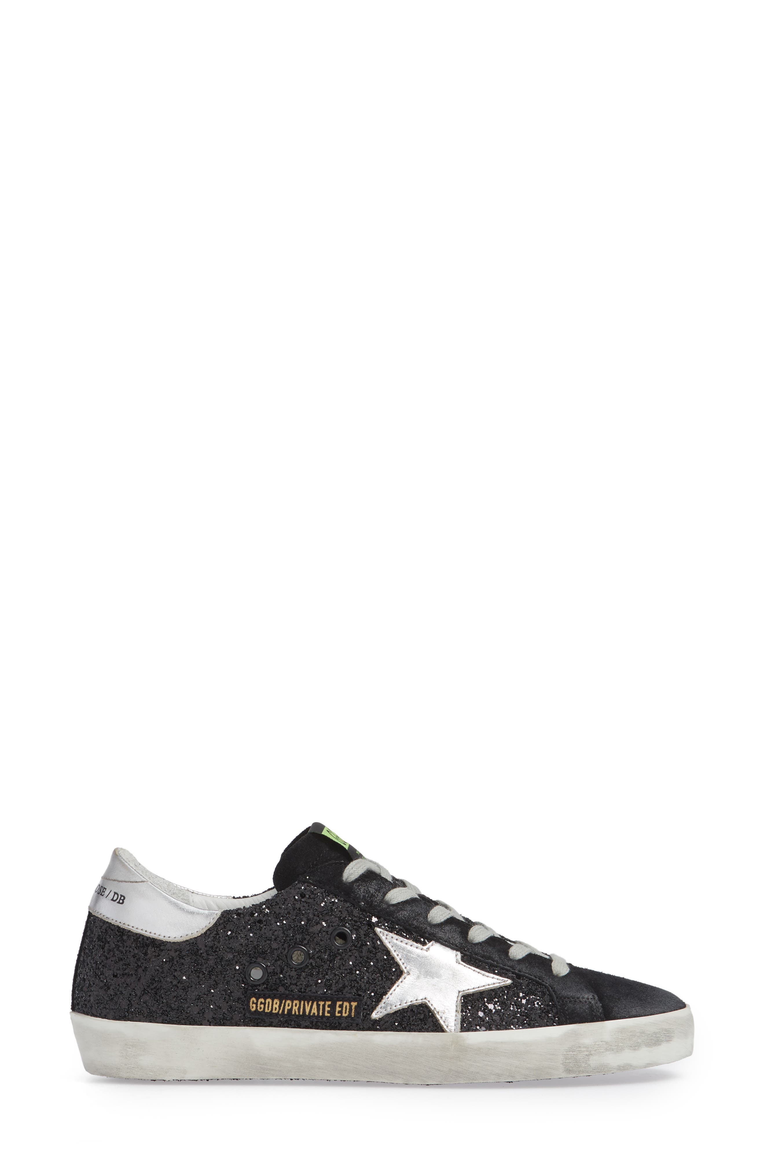 Golden Goose Superstar Glitter Sneaker, Alternate, color, 