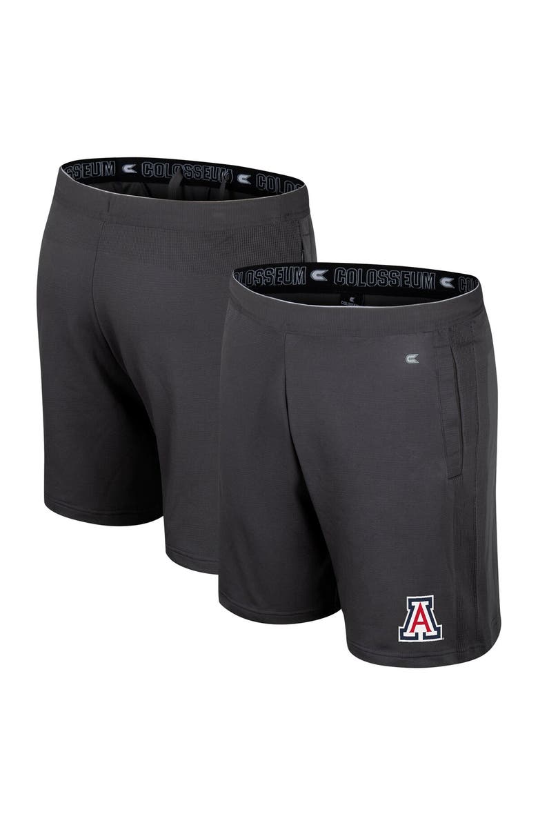 COLOSSEUM Men's Colosseum Charcoal Arizona Wildcats Forget Shorts, Main, color, Charcoal