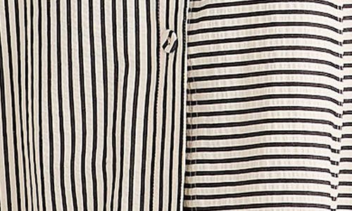 BRAVE + TRUE BRAVE+TRUE PORTIA DIRECTIONAL STRIPE MAXI SHIRTDRESS 