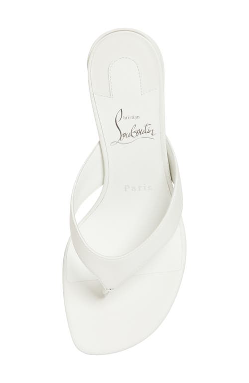 Christian Louboutin Janetonga 55mm Leather Thong Sandals