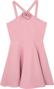 Rare Editions Kids' Laguna Rosette Skater Party Dress