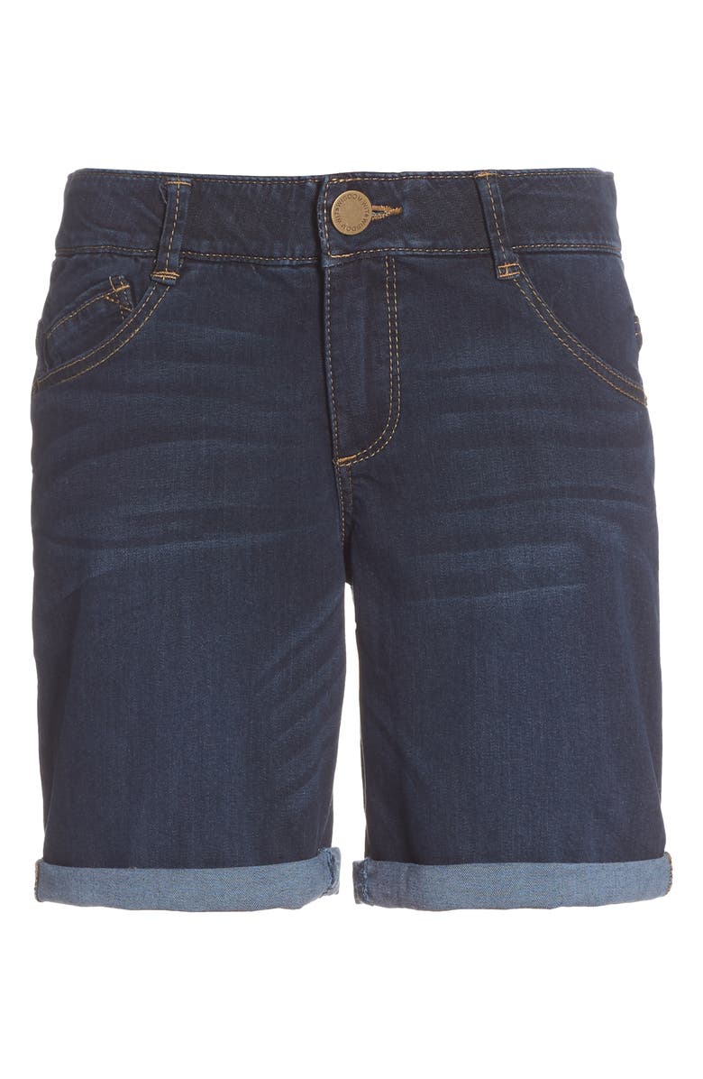Wit & Wisdom 'Ab'Solution Cuff Denim Shorts, Alternate, color,