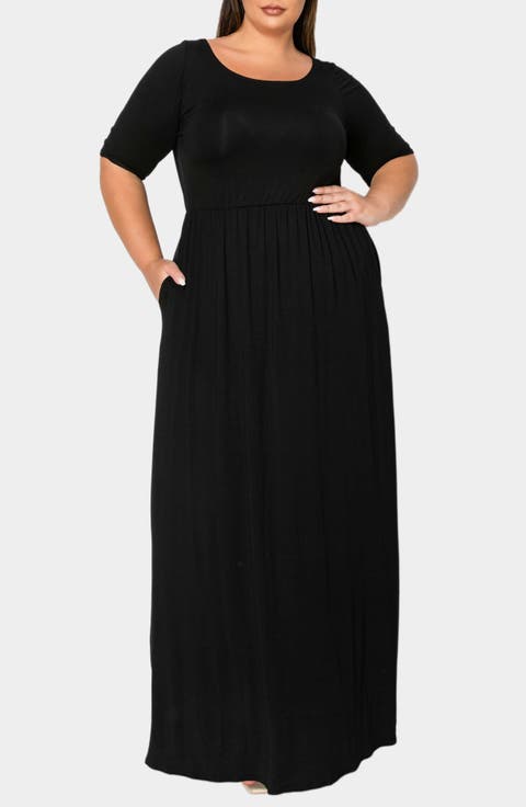 Eva Jersey Maxi Dress (Plus)