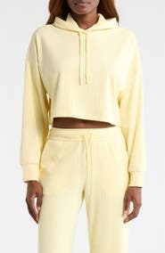 Beyond Yoga Breathe Easy Rib Crop Hoodie