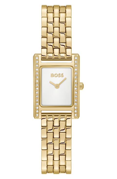 Lucy Precious Rectangular Watch, 18.5mm