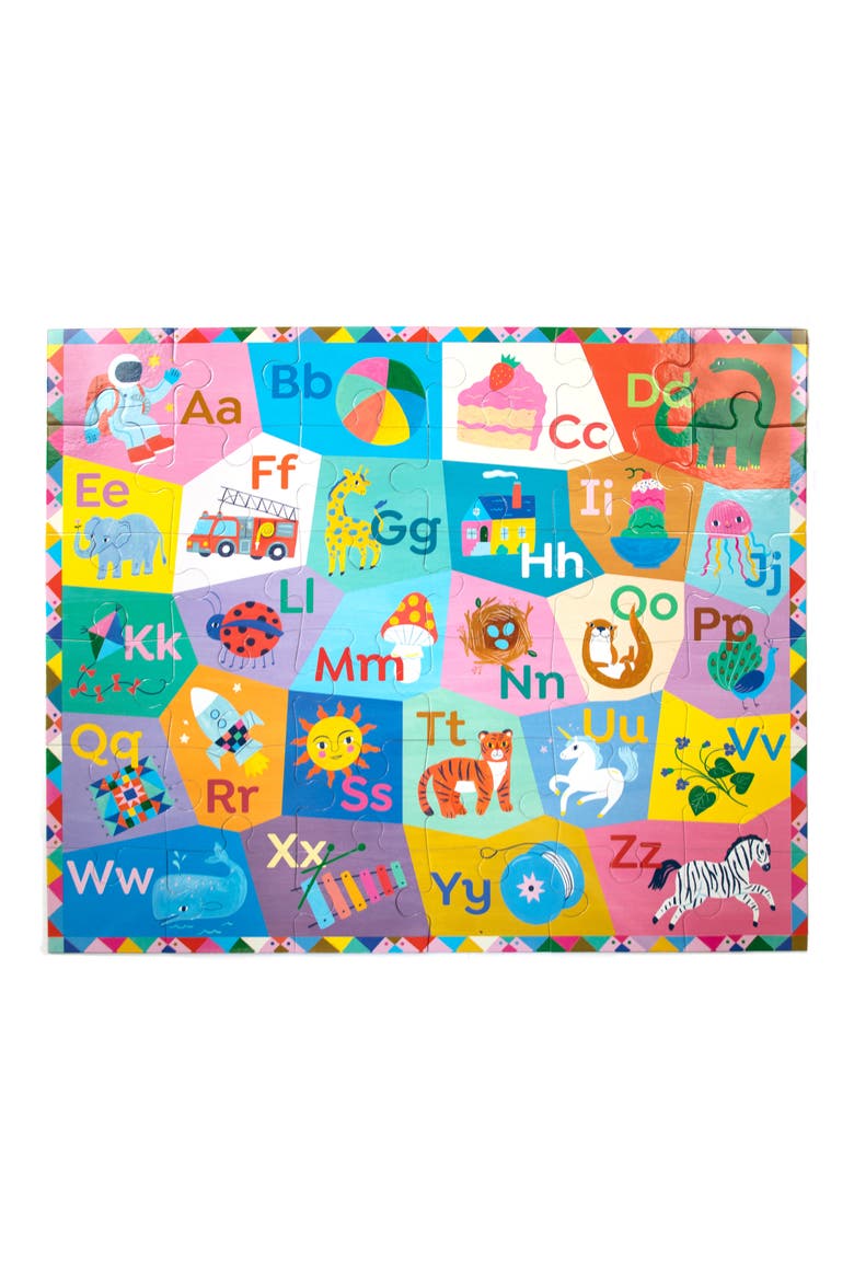 Alphabet 36-Piece Giant Puzzle, Alternate, color, MULTI