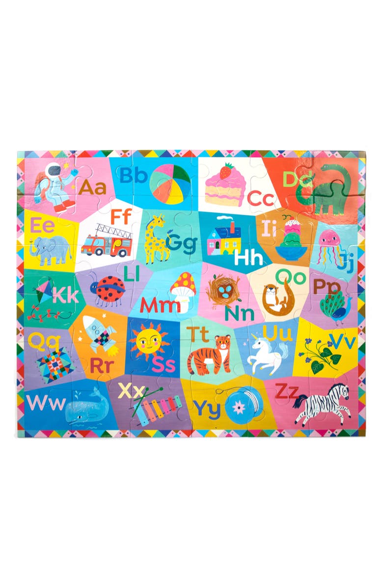 eeBoo Alphabet 36-Piece Giant Puzzle, Alternate, color, Multi