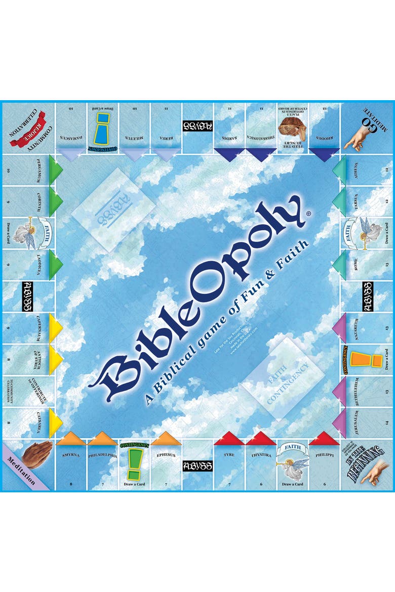 Bibleopoly Monopoly Board Game, Alternate, color, Multicolored