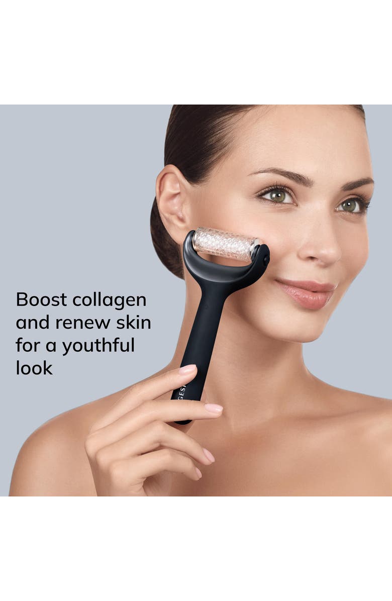 GESKE SmartAppGuided MicroNeedle Face & Body Roller | 8 in 1, Alternate, color, Black