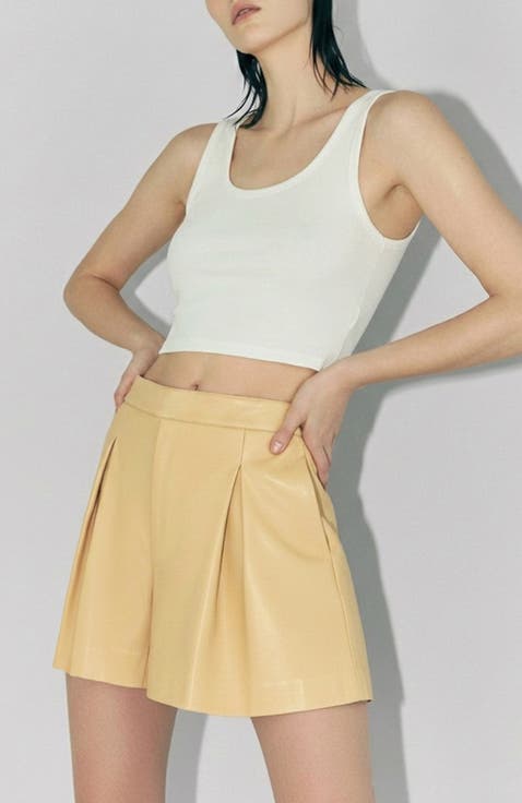 Willow Leather Skorts