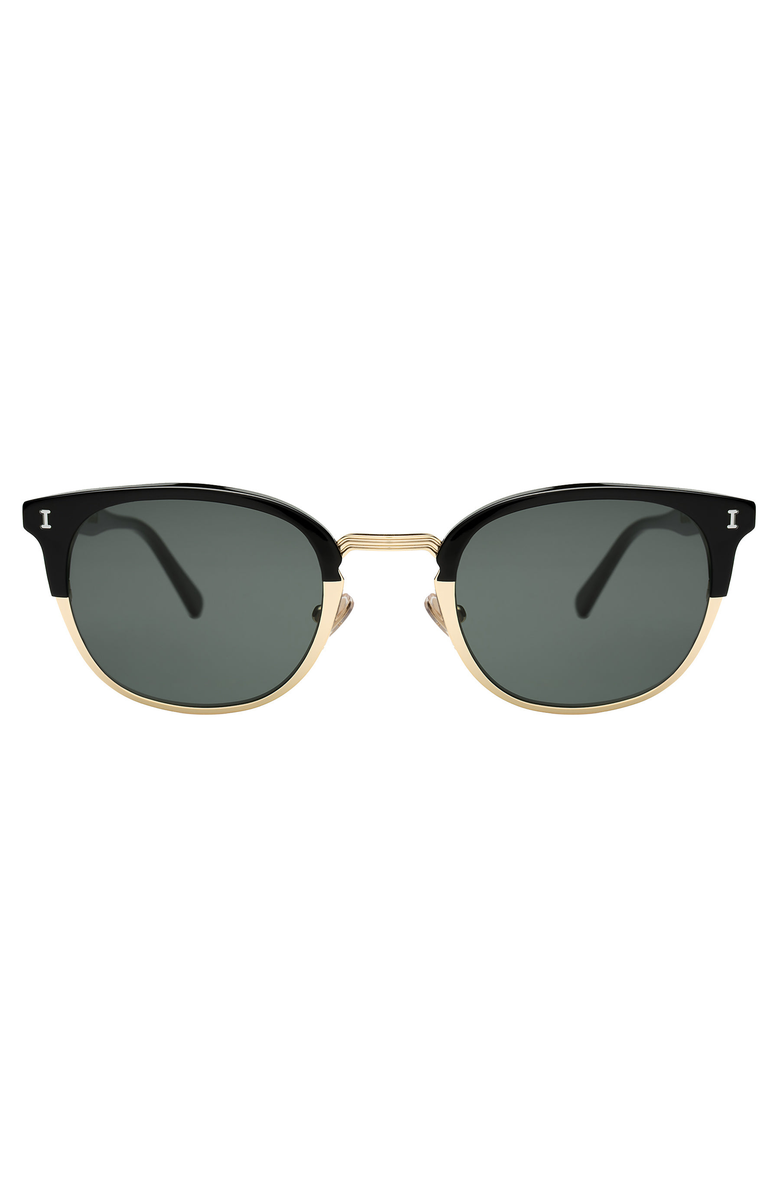 Illesteva Stockholm Sunglasses, Main, color, Black / Gold