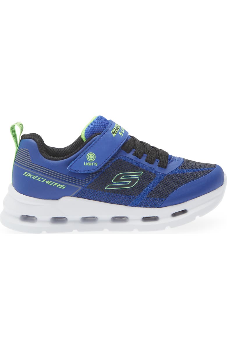 SKECHERS Kids' S-Lights<sup>®</sup> Glide-Step<sup>®</sup> Lights Sneaker, Alternate, color, Black/Blue