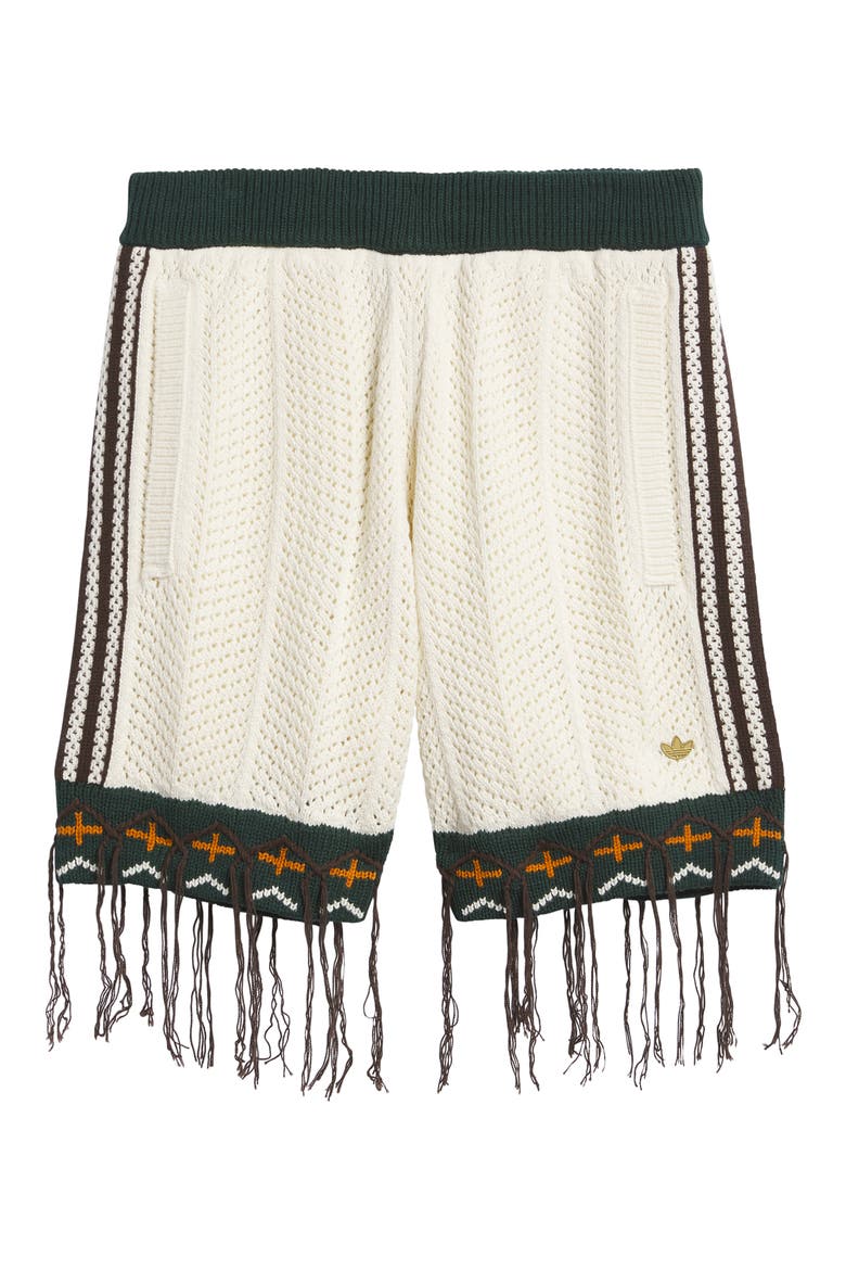 ADIDAS ORIGINALS X CLOT BY EDISON CHEN Tasseled Cotton Blend Knit
