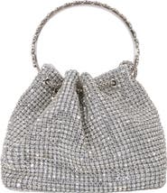 BERNESS Rhinestone Ring Handle Bag