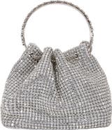 BERNESS Rhinestone Ring Handle Bag