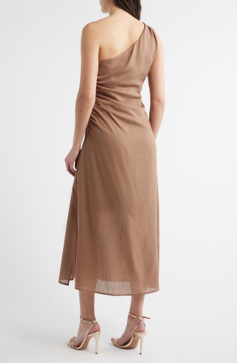 Sam Edelman One-Shoulder Dress, Alternate, color, Mocha