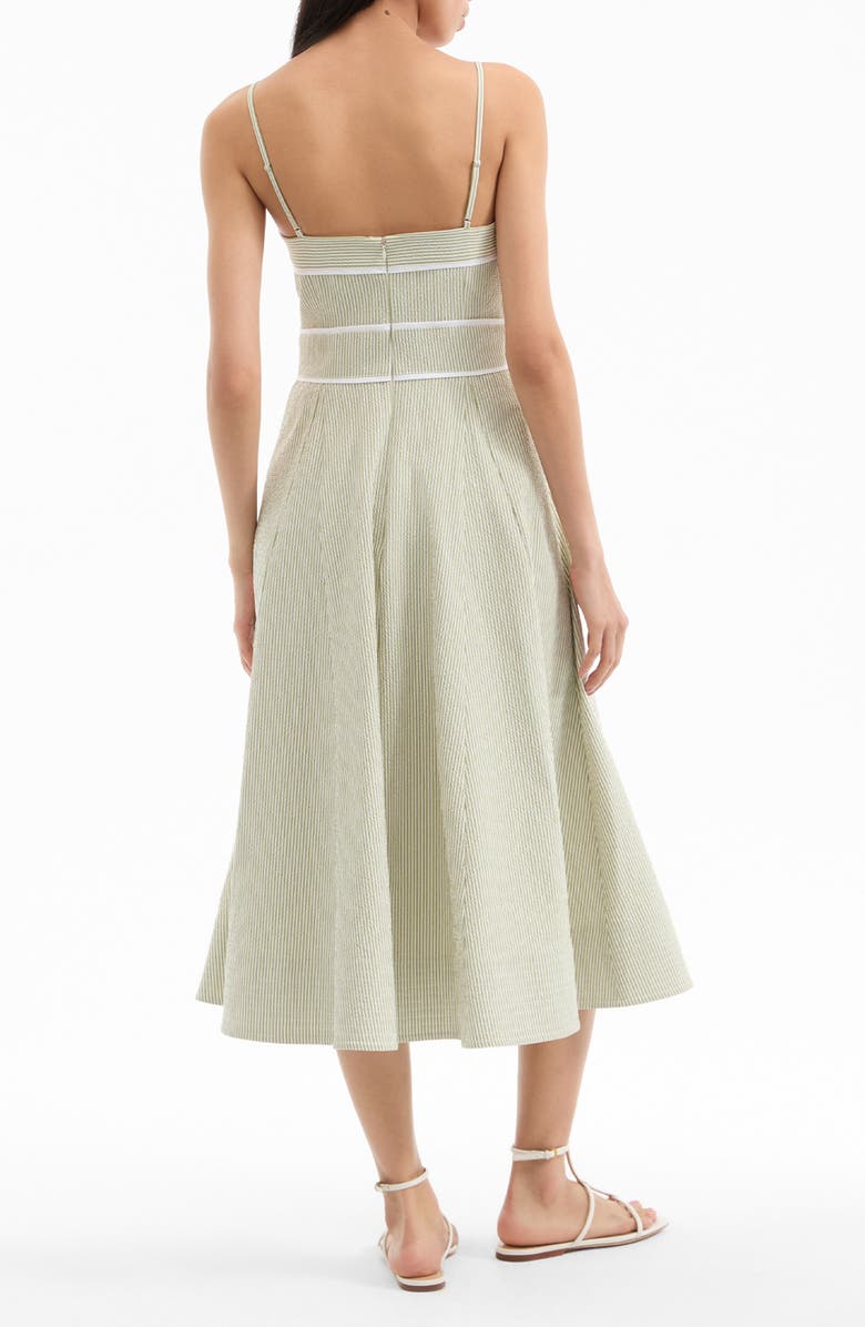 Veronica Beard Janis Fit & Flare Midi Dress, Alternate, color,