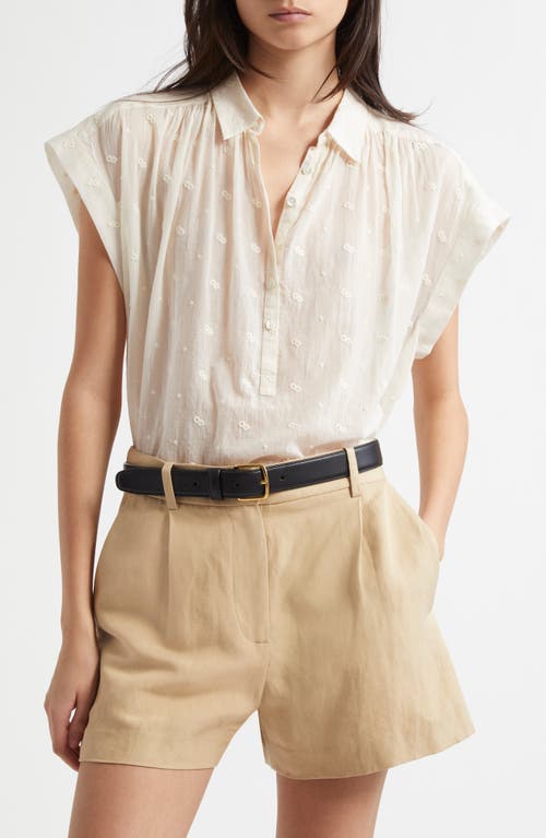 NILI LOTAN NILI LOTAN NORMANDY EMBROIDERED SHIRT
