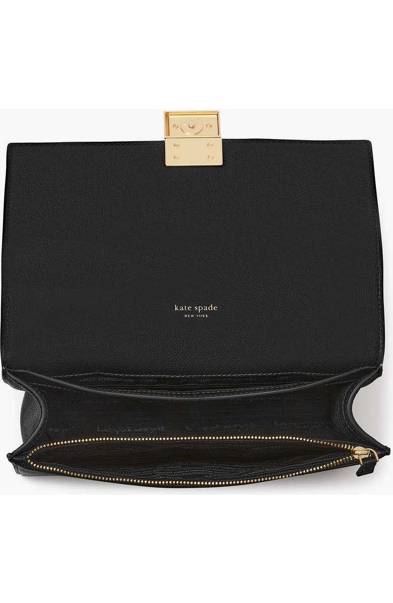 Kate Spade New York deco pebbled leather convertible crossbody bag, Alternate, color,