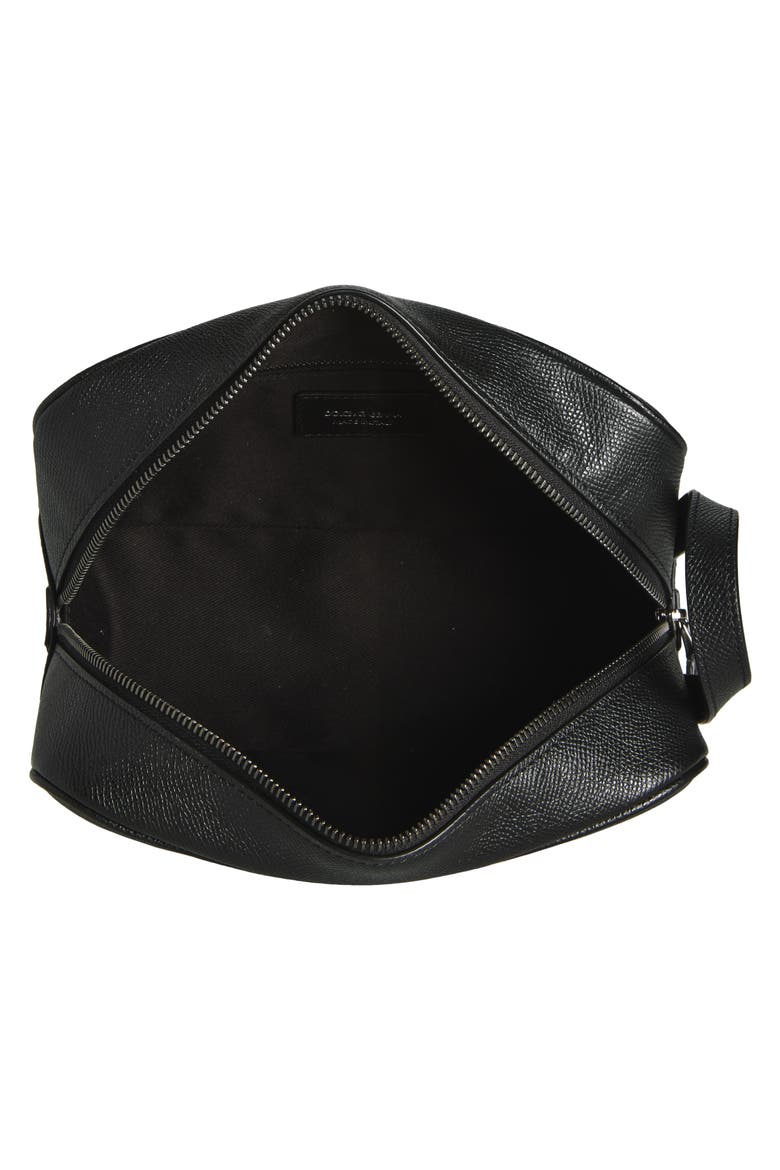 Sicily Leather Dopp Kit, Alternate, color, 80999 NERO