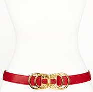 Raina Belts Rocky Buckle Leather Belt