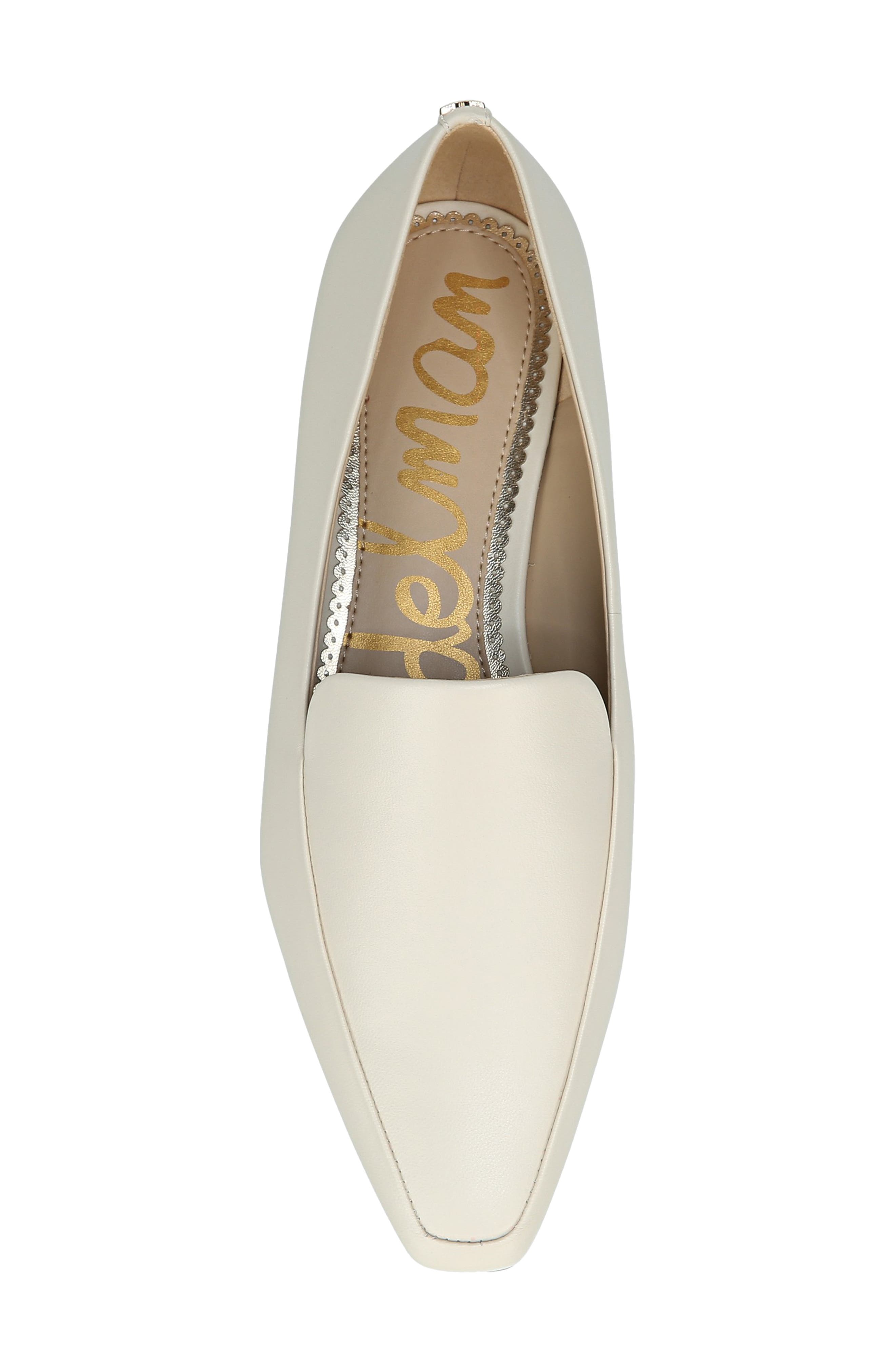 Emelie Square Toe Loafer, Alternate, color, MODERN IVORY LEATHER