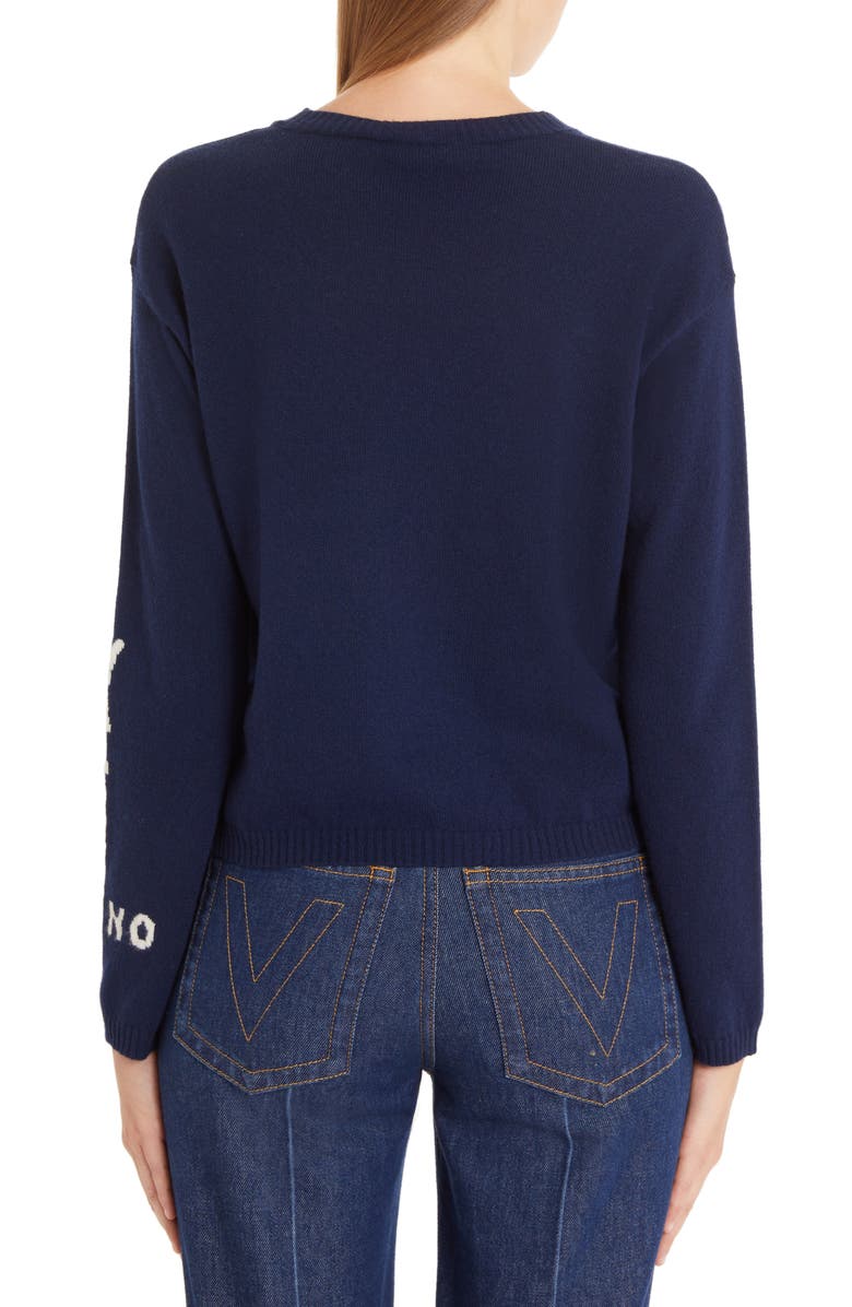Valentino Puzzle Wool & Cashmere Sweater, Alternate, color, 