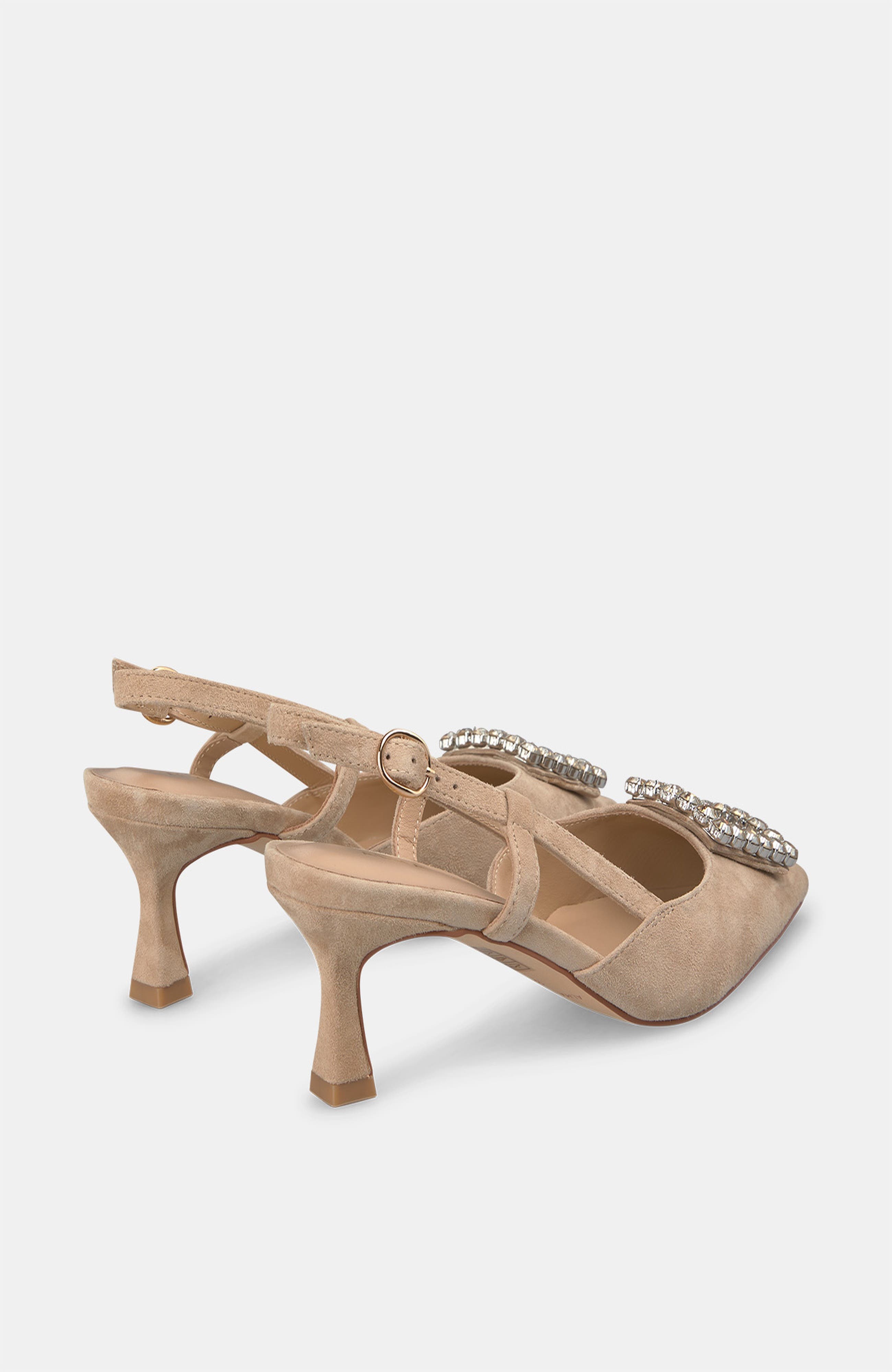 Alma en Pena Kitten Buckle Shoe, Alternate, color, Beige