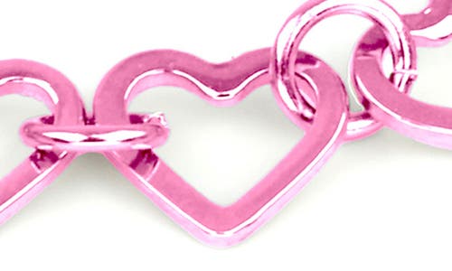 Charm It !® Kids' Heart Chain Bracelet In Pink