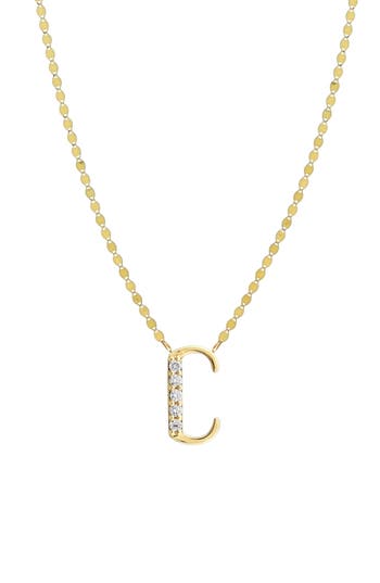 Lana 14k Gold Initial Pendant Necklace In Gold