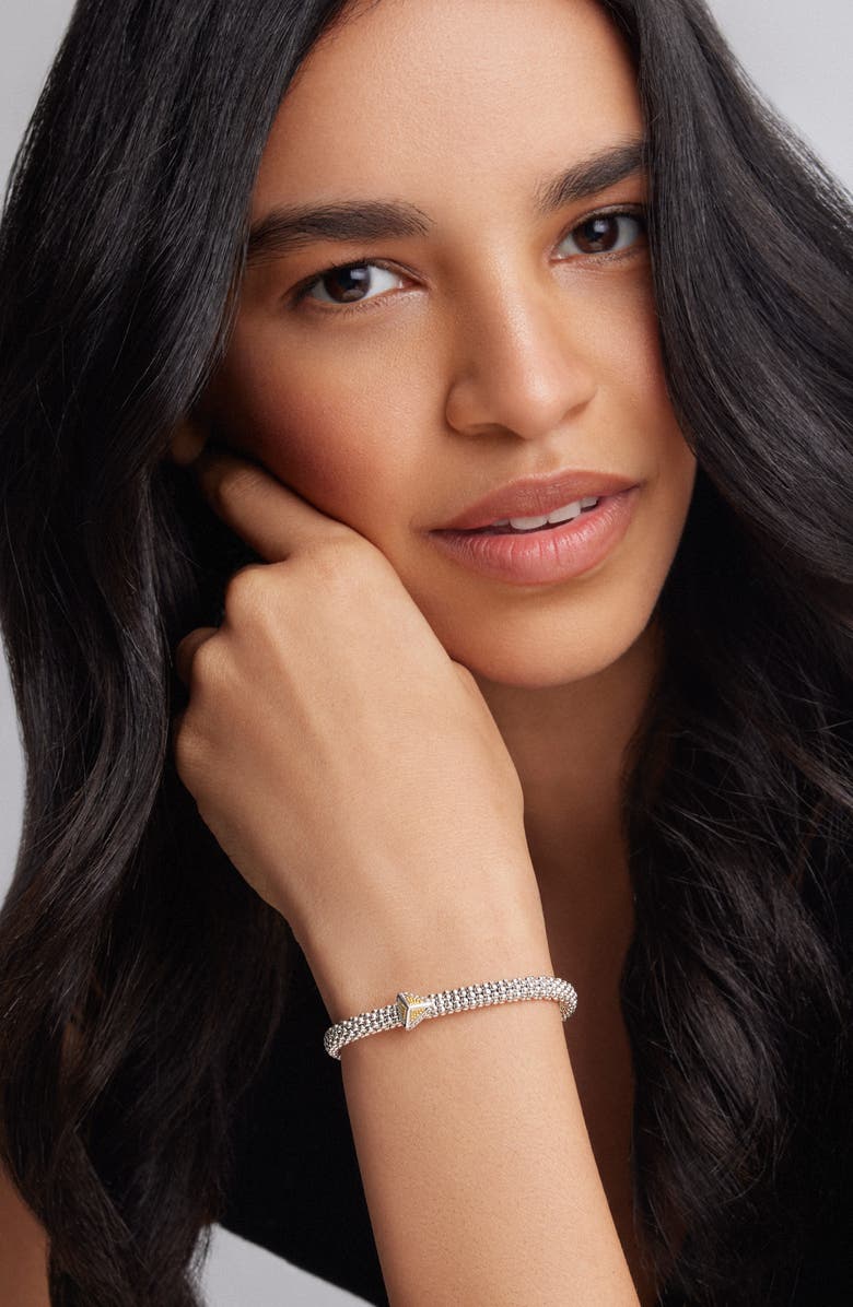 LAGOS KSL Pyramid Station Rope Bracelet, Alternate, color,