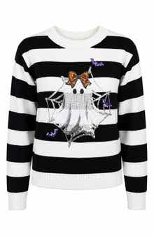 Kids' Sequin Ghost Sweater
