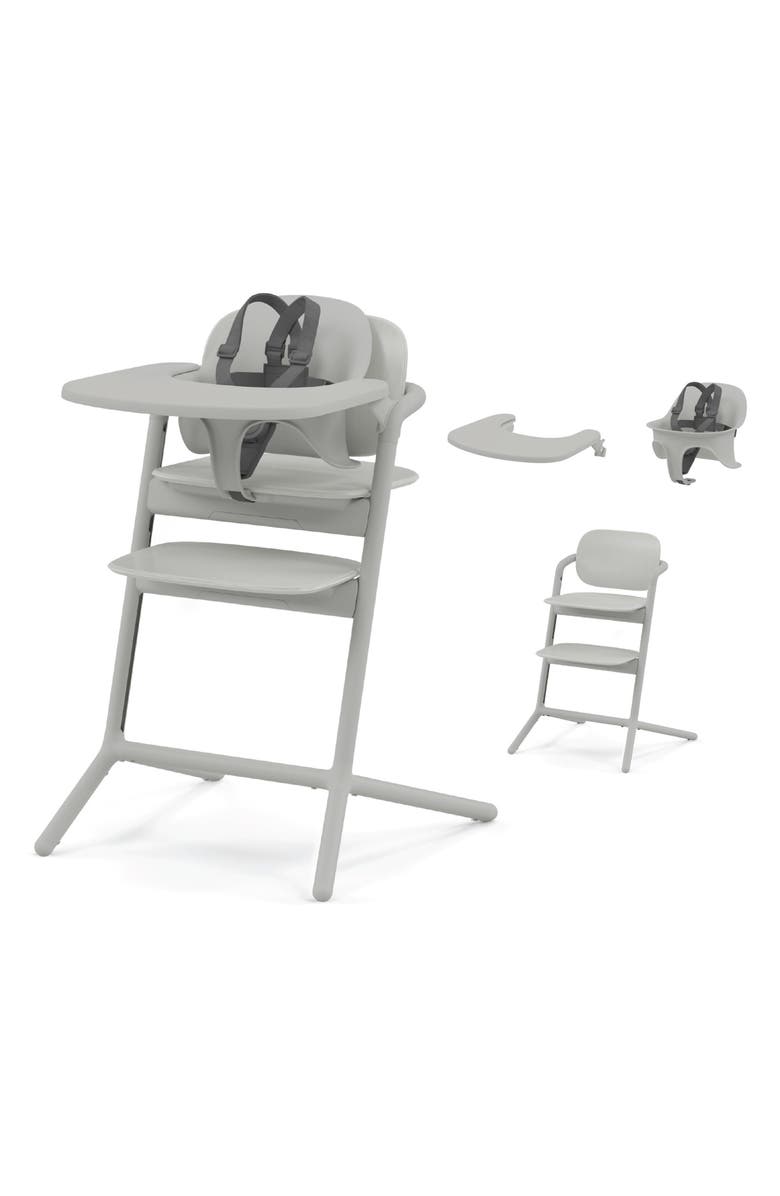CYBEX Lemo 2 Highchair, Baby Seat & Snack Tray 3-in-1 Set, Main, color, Suede Grey