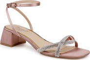 Jewel Badgley Mischka Fern Ankle Strap Sandal