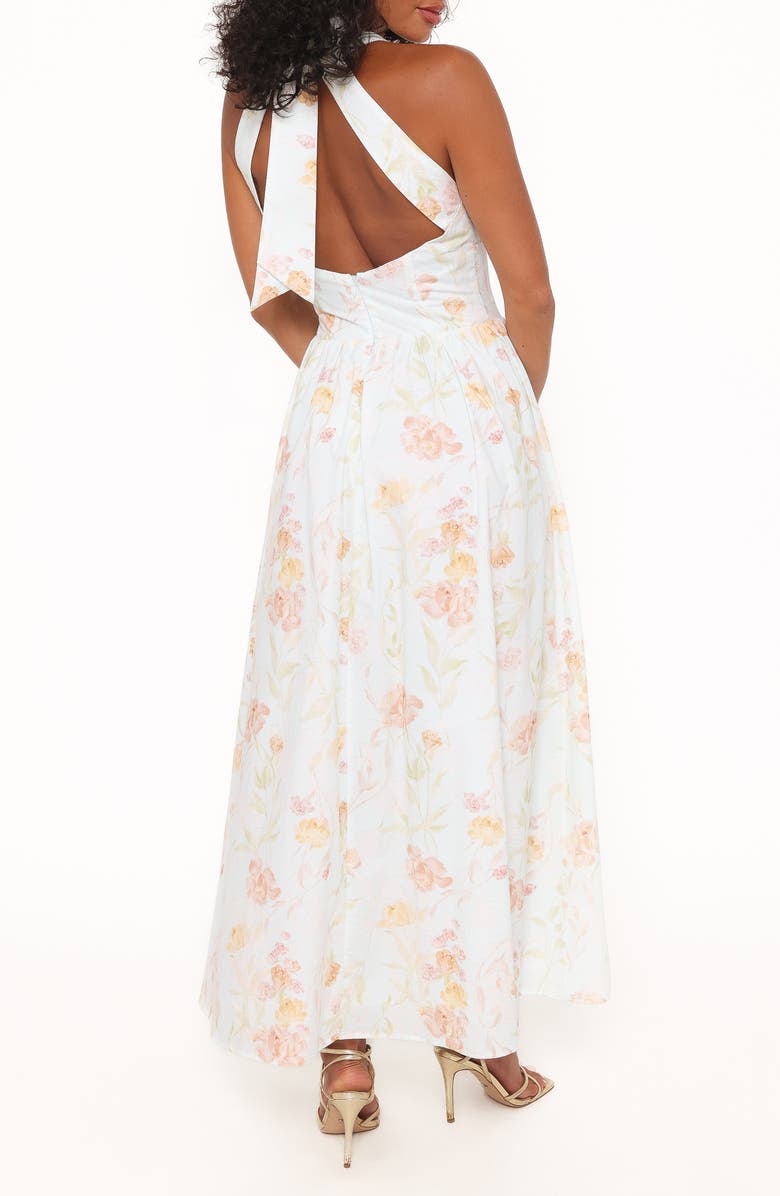 Petal & Pup Myra Print Sleeveless Maxi Dress, Alternate, color, Light Mint