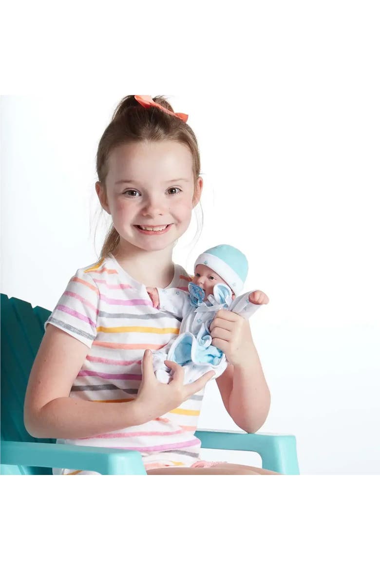 Washable 11 Inch Caucasian Body Doll, Alternate, color, Blue