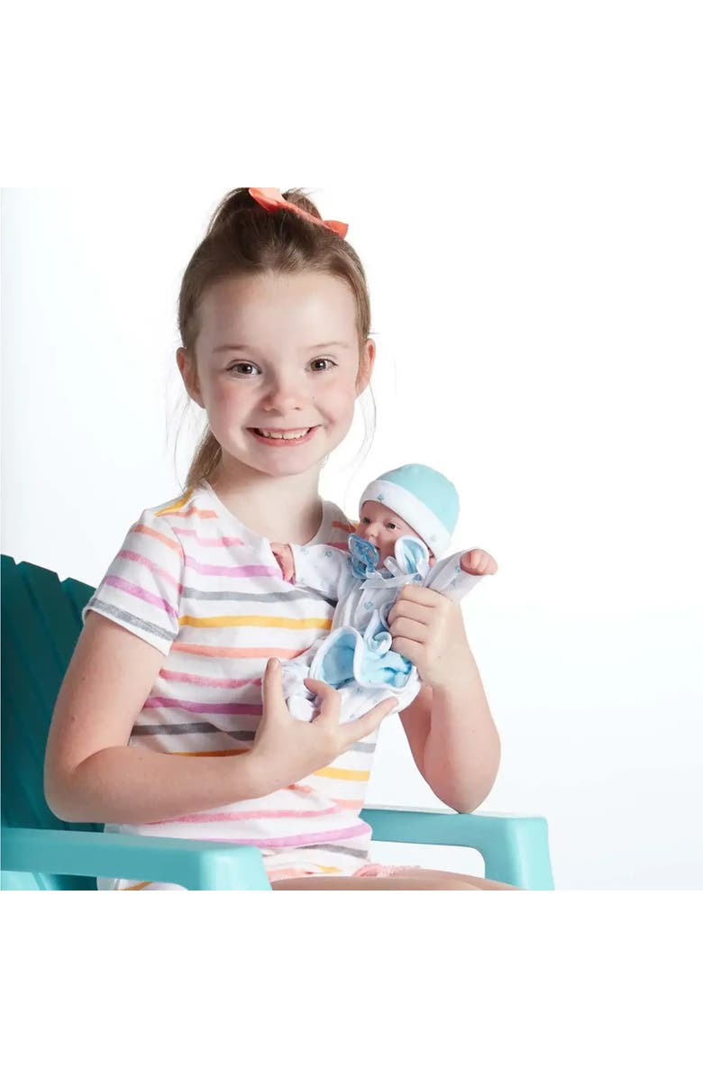 JC Toys Washable 11 Inch Caucasian Body Doll, Alternate, color, Blue