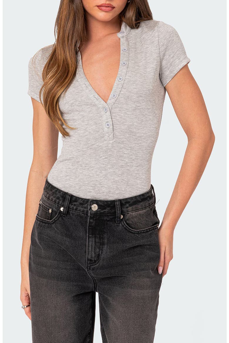 So Chill Bodysuit, Main, color, GRAY-MELANGE