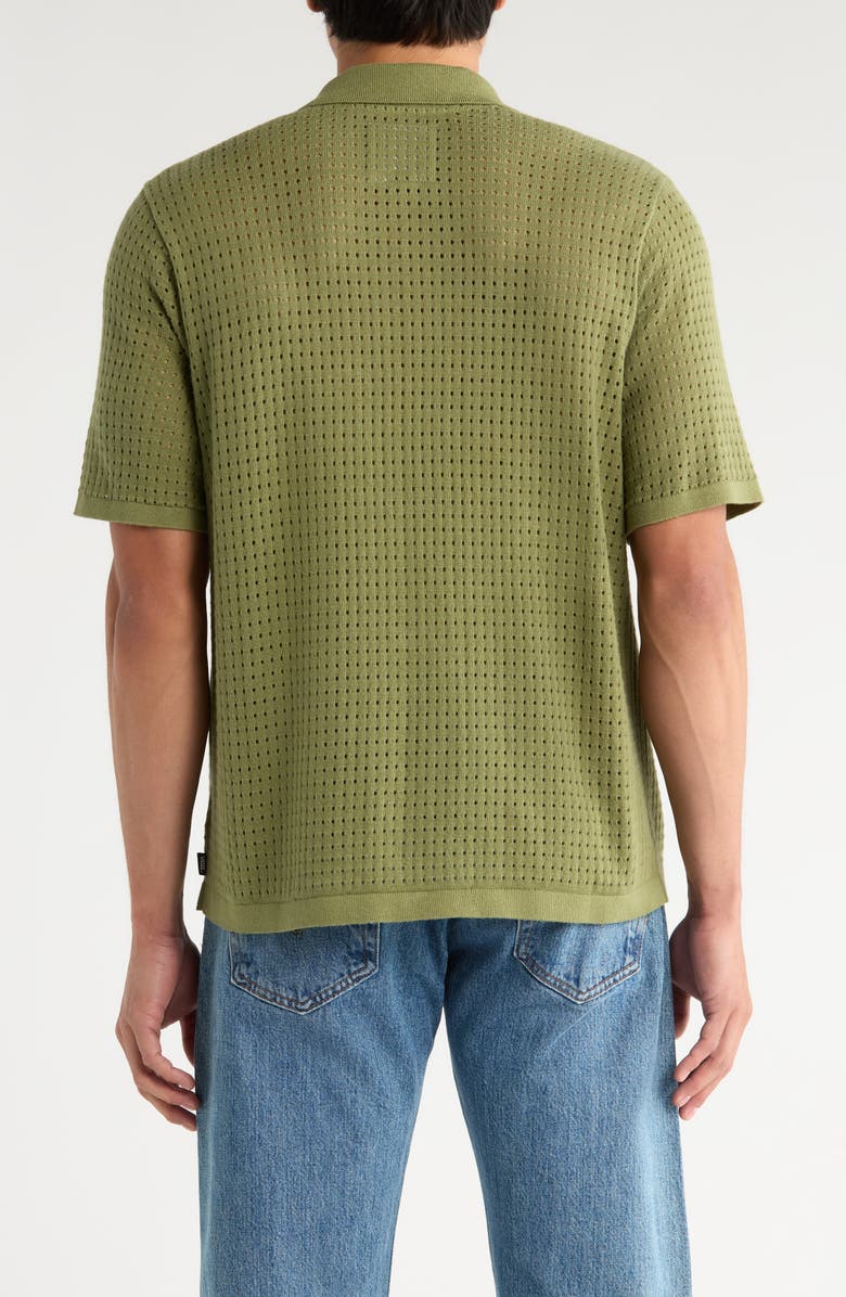 Vans Feldman Short Sleeve Cardigan, Alternate, color, Loden Green