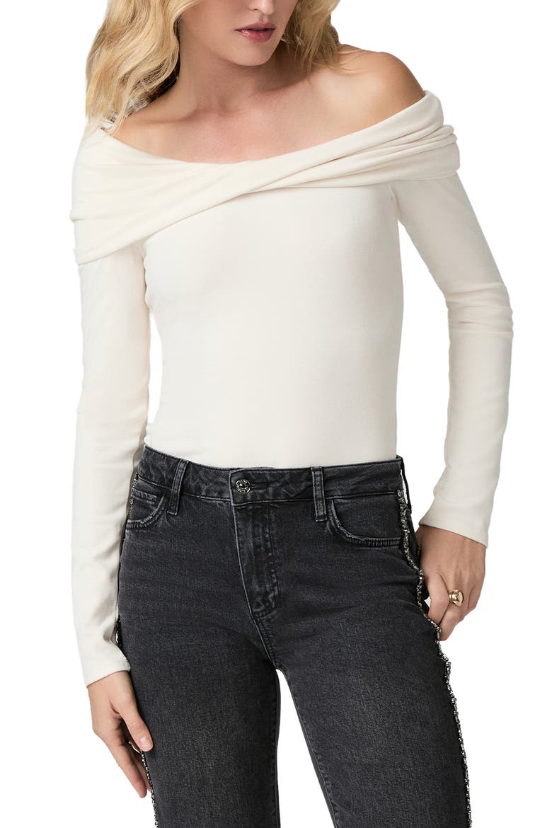 Aaliyah Off the Shoulder Top, Main, color, IVORY