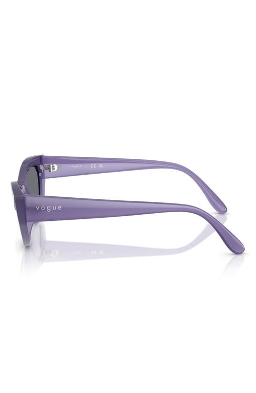 Vogue 52mm Polarized Cat Eye Sunglasses