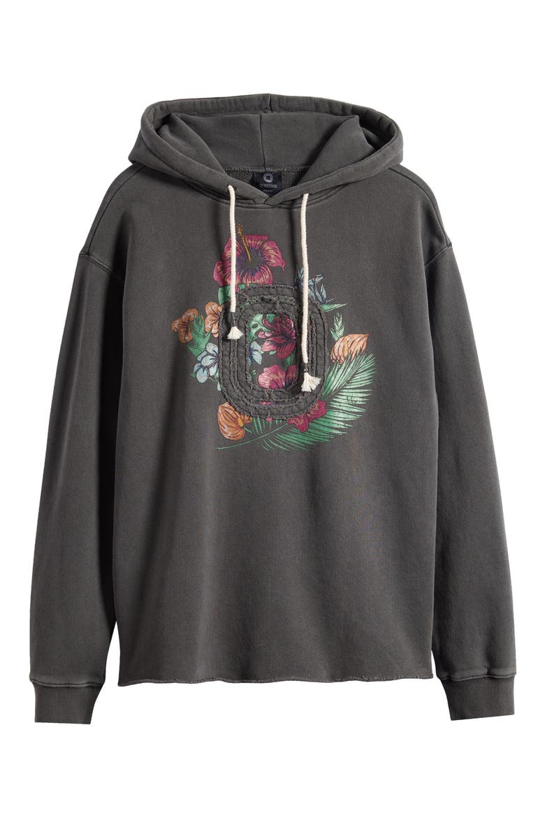 Summer Graphic Hoodie, Alternate, color, BLACK