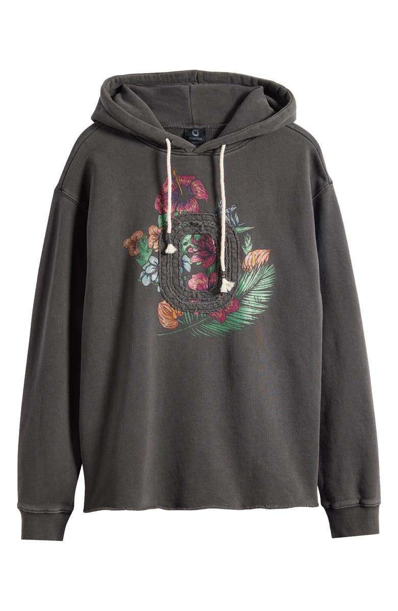 OVERTIME Summer Graphic Hoodie, Alternate, color, Black