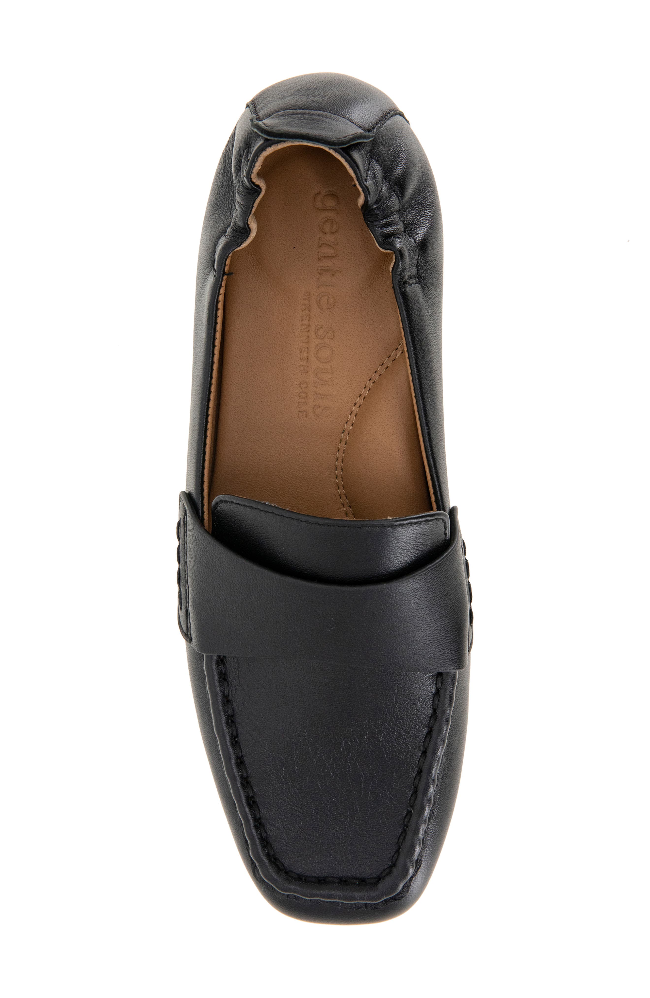 Gentle Souls Sophie Loafer, Alternate, color, Black Leather